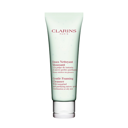 

CLARINS Очищающий пенящийся крем с экстрактом тамаринда для комбинированной или жирной кожи Doux Nettoyant Moussant 125, Очищающий пенящийся крем с экстрактом тамаринда для комбинированной или жирной кожи Doux Nettoyant Moussant