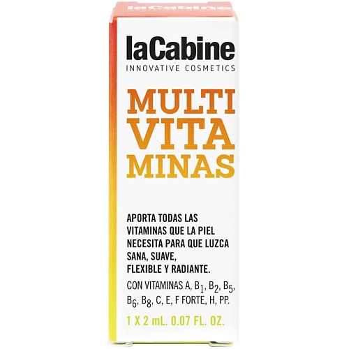 

LA CABINE Сыворотка в ампулах с 11 витаминами MULTIVITAMINS, Сыворотка в ампулах с 11 витаминами MULTIVITAMINS