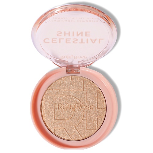 

RUBY ROSE Хайлайтер компактный Celestial Shine, Хайлайтер компактный Celestial Shine