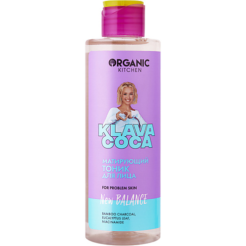 

ORGANIC KITCHEN Тоник для лица матирующий "New Balance" KLAVA COCA 200, Тоник для лица матирующий "New Balance" KLAVA COCA