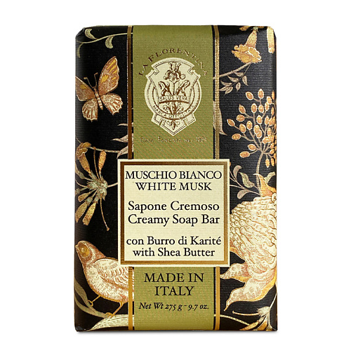 

LA FLORENTINA Мыло BUTTERFLY Белый Мускус 275, Мыло BUTTERFLY Белый Мускус
