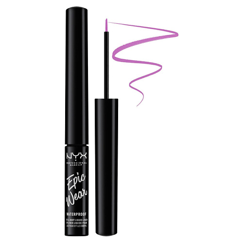

NYX Professional Makeup NYX PROFESSIONAL MAKEUP Жидкая водостойкая подводка для глаз Epic Wear Waterproof, NYX PROFESSIONAL MAKEUP Жидкая водостойкая подводка для глаз Epic Wear Waterproof