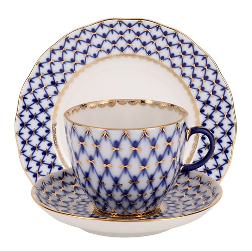 

ИМПЕРАТОРСКИЙ ФАРФОРОВЫЙ ЗАВОД Комплект кофейный "Кобальтовая сетка", Комплект кофейный "Кобальтовая сетка"