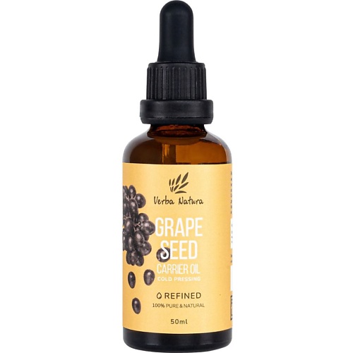

VERBA NATURA 100% Натуральное масло косточки винограда рафинированное 50, 100% Натуральное масло косточки винограда рафинированное