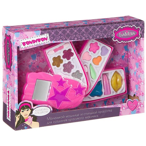 

BONDIBON Набор декоративной косметики Eva Moda "Модный гаджет" розовый, Набор декоративной косметики Eva Moda "Модный гаджет" розовый