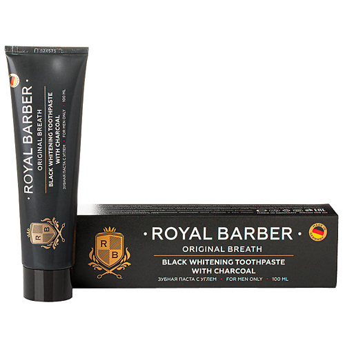 

ROYAL BARBER Зубная паста с углем 100, Зубная паста с углем