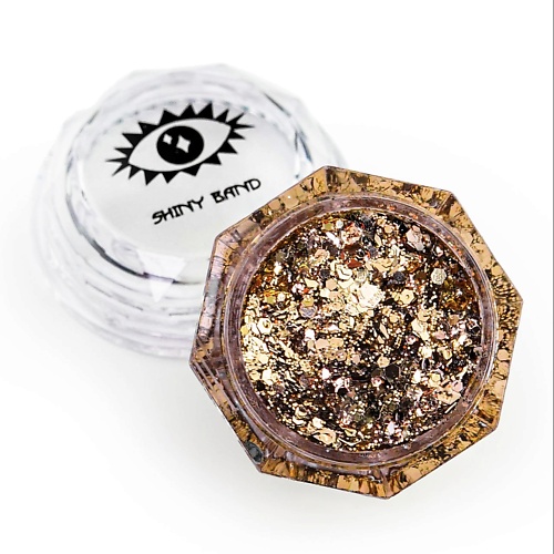 

SHINY BAND Гель-блёстки самоклеящиеся для лица и тела, Гель-блёстки самоклеящиеся для лица и тела