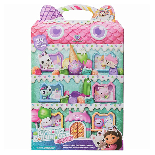 

SPIN MASTER Адвент-календарь Gabby's Dollhouse Sweet Treat 2025, Адвент-календарь Gabby's Dollhouse Sweet Treat 2025