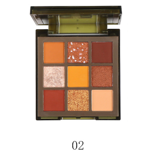 

FARRES Тени для век "Military Toffee Brown" 9 цветов, Тени для век "Military Toffee Brown" 9 цветов