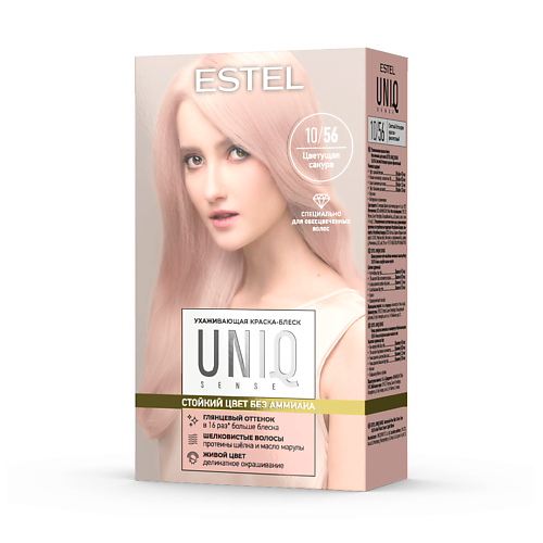 

ESTEL PROFESSIONAL ESTEL Краска для волос без аммиака, UNIQ 10/56 блондин красно-фиолетовый 258, ESTEL Краска для волос без аммиака, UNIQ 10/56 блондин красно-фиолетовый