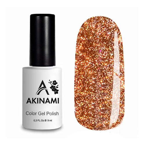 

AKINAMI Лаковое покрытие Гель-лак светоотражающий с блестками Holiday, Лаковое покрытие Гель-лак светоотражающий с блестками Holiday