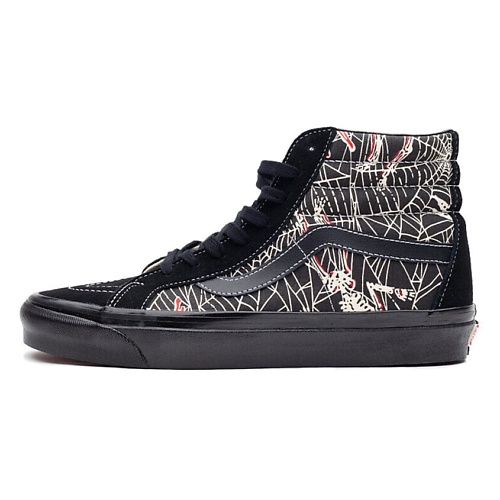 

VANS Кроссовки SK8 Hi 38 DX Anaheim Factory OG-Black Spider Web, Кроссовки SK8 Hi 38 DX Anaheim Factory OG-Black Spider Web