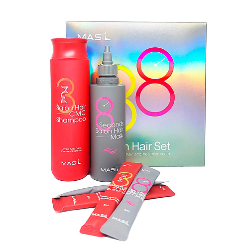 

MASIL Набор шампунь и маска для восстановления волос 38 Seconds Salon Hair Set, Набор шампунь и маска для восстановления волос 38 Seconds Salon Hair Set