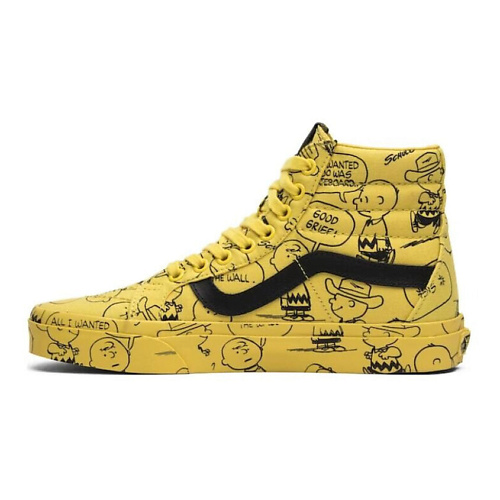 

VANS Кроссовки Sk8 Hi Peanuts Charlie Brown, Кроссовки Sk8 Hi Peanuts Charlie Brown