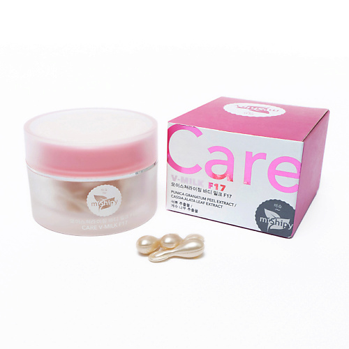 

MISHIPY CARE V-MILK F17. Восстанавливающая сыворотка в капсулах для лица с экстрактами граната 30, CARE V-MILK F17. Восстанавливающая сыворотка в капсулах для лица с экстрактами граната