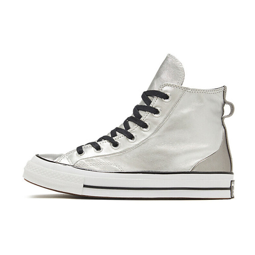 

CONVERSE Кроссовки Chuck Taylor All Star 70 Hi Diamond Metal Silver Womens, Кроссовки Chuck Taylor All Star 70 Hi Diamond Metal Silver Womens
