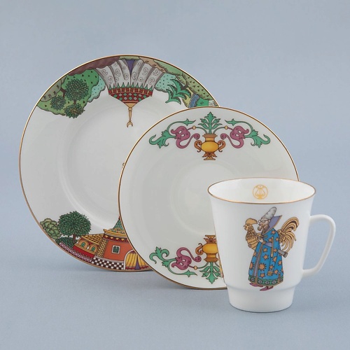 

ИМПЕРАТОРСКИЙ ФАРФОРОВЫЙ ЗАВОД Комплект кофейный "Опера Золотой петушок ", Комплект кофейный "Опера Золотой петушок "