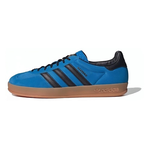 

ADIDAS ORIGINAL Кроссовки Gazelle Indoor Bright Blue Black Gum, Кроссовки Gazelle Indoor Bright Blue Black Gum
