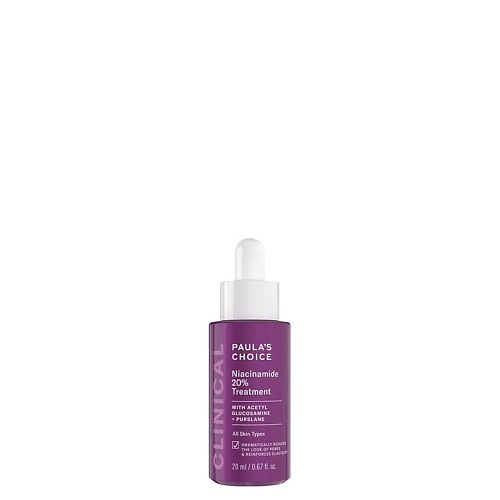 

PAULA'S CHOICE Высококонцентрированная сыворотка Clinical 20% Niacinamide Treatmen 20, Высококонцентрированная сыворотка Clinical 20% Niacinamide Treatmen