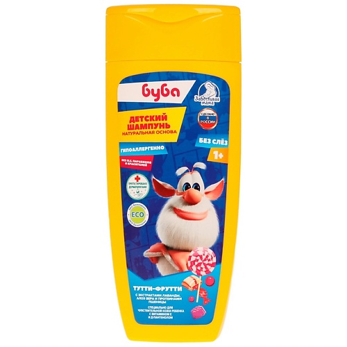 

ЗАБОТЛИВАЯ МАМА Шампунь БУБА тутти-фрутти с экстракт лаванды алоэ вера 250, Шампунь БУБА тутти-фрутти с экстракт лаванды алоэ вера