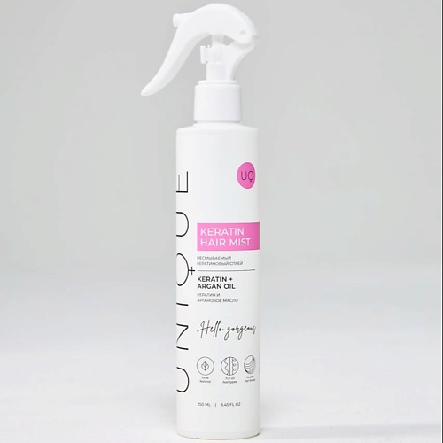 

UNIQUEPRO Спрей-термозащита для волос с кератином и аргановым маслом 250, Спрей-термозащита для волос с кератином и аргановым маслом