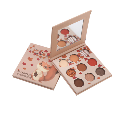 

FARRES Тени для век 9 цветов ANIMALS, Тени для век 9 цветов ANIMALS