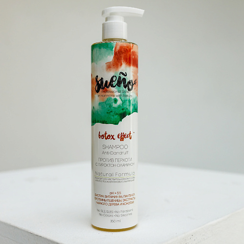 

SUENO Шампунь против перхоти с пироктон оламином Botox Effect 350, Шампунь против перхоти с пироктон оламином Botox Effect