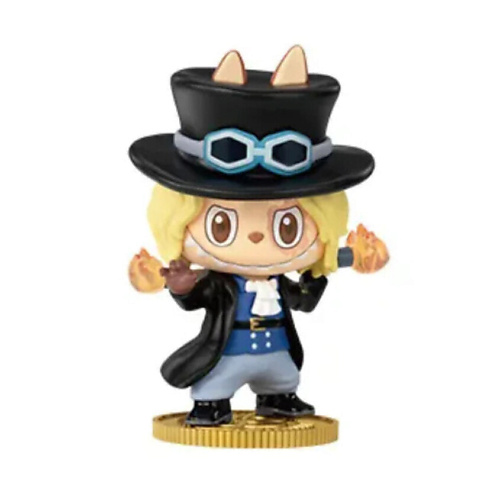 

POP MART Фигурка Labubu The Monsters X One Piece Series SABO, 9см, Фигурка Labubu The Monsters X One Piece Series SABO, 9см