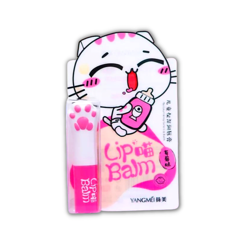 

YANGMEI Увлажняющий бальзам для губ с ароматом клубники, Увлажняющий бальзам для губ с ароматом клубники