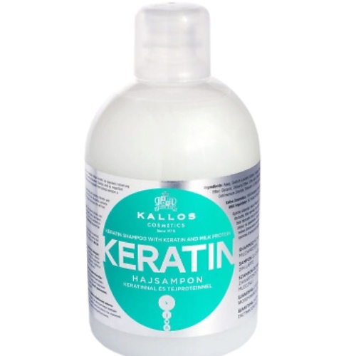 

KALLOS COSMETICS Шампунь для волос для увлажнения и восстановления волос КЕРАТИН 1000, Шампунь для волос для увлажнения и восстановления волос КЕРАТИН