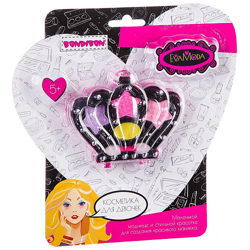 

BONDIBON Набор декоративной косметики Eva Moda "Корона с тенями для век" 4 оттенка, Набор декоративной косметики Eva Moda "Корона с тенями для век" 4 оттенка