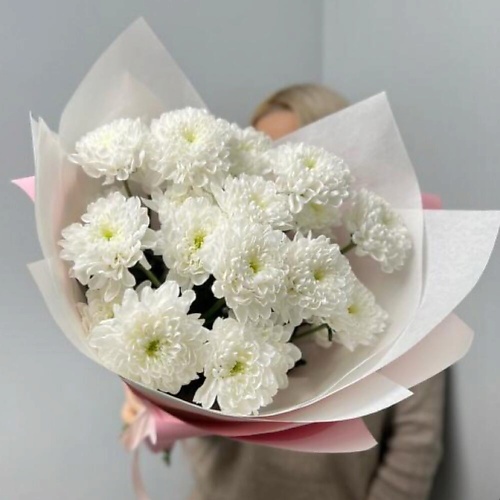 

МНОГО ЦВЕТОВ ЦВЕТОЧНЫЙ МАГАЗИН Монобукет из 3 кустовых хризантем, Монобукет из 3 кустовых хризантем