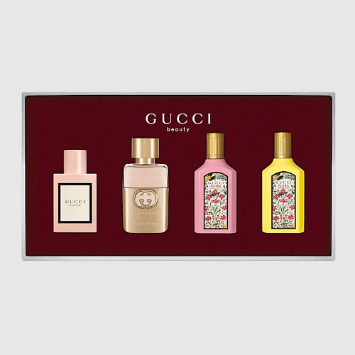 

GUCCI Набор миниатюр: Guilty, Bloom, Flora Gorgeous Gardenia, Flora Gorgeous Orchid, Набор миниатюр: Guilty, Bloom, Flora Gorgeous Gardenia, Flora Gorgeous Orchid