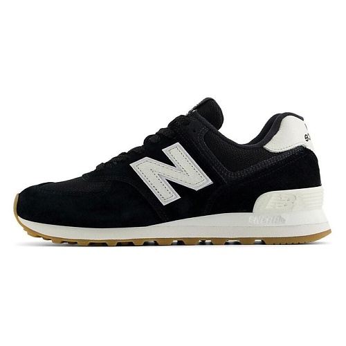 

NEW BALANCE Кроссовки 574 Black White Gum Brown, Кроссовки 574 Black White Gum Brown