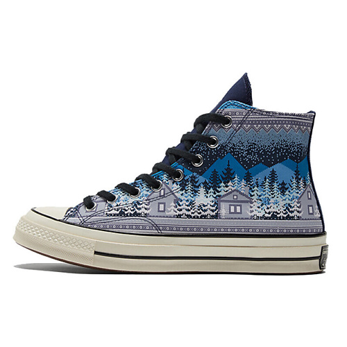 

CONVERSE Кроссовки Chuck 70 High Holiday Sweater Midnight Navy, Кроссовки Chuck 70 High Holiday Sweater Midnight Navy