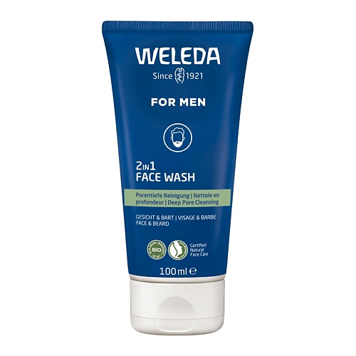 

WELEDA Мужской гель для умывания 2в1 Deep Pore Cleansing For Men 100, Мужской гель для умывания 2в1 Deep Pore Cleansing For Men