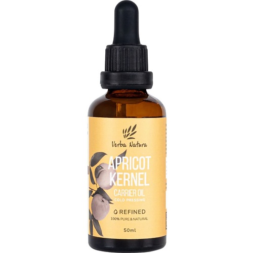 

VERBA NATURA 100% Натуральное масло ядер косточки абрикоса рафинированное 50, 100% Натуральное масло ядер косточки абрикоса рафинированное