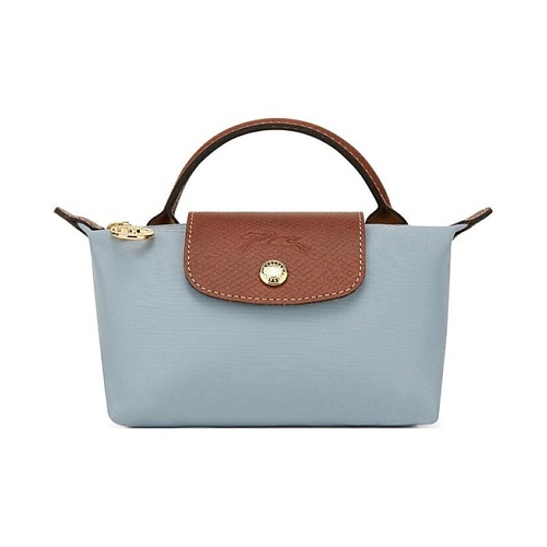 

LONGCHAMP Сумка Le Pliage Recycled Polyamide Canvas Handbag Women's Blue & Brown, Сумка Le Pliage Recycled Polyamide Canvas Handbag Women's Blue & Brown