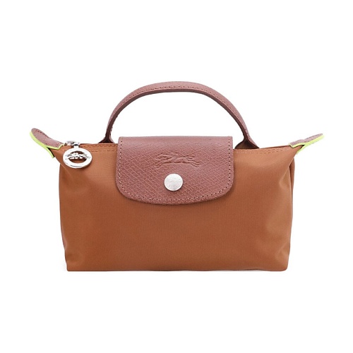 

LONGCHAMP Сумка Le Pliage Green Cow Leather Trim Dumpling Bag, Сумка Le Pliage Green Cow Leather Trim Dumpling Bag