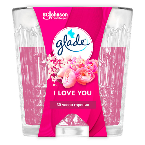 

GLADE Свеча ароматическая "I Love You" 130, Свеча ароматическая "I Love You"