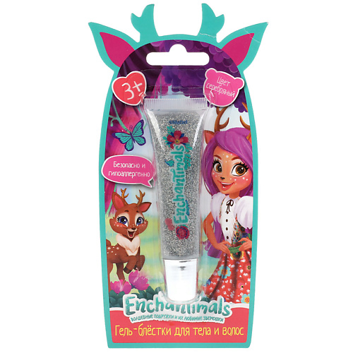 

МИЛАЯ ЛЕДИ Гель-блестки для тела и волос, серебряный Enchantimals, Гель-блестки для тела и волос, серебряный Enchantimals