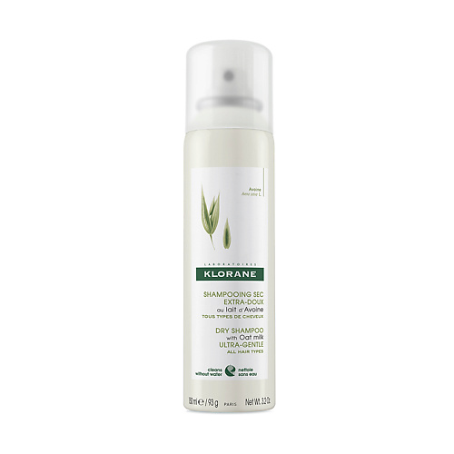 

KLORANE Сухой шампунь с молочком Овса Ultra-Gentle Dry Shampoo 150, Сухой шампунь с молочком Овса Ultra-Gentle Dry Shampoo