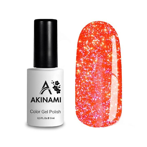 

AKINAMI Лаковое покрытие Гель-лак светоотражающий с блестками Holiday, Лаковое покрытие Гель-лак светоотражающий с блестками Holiday