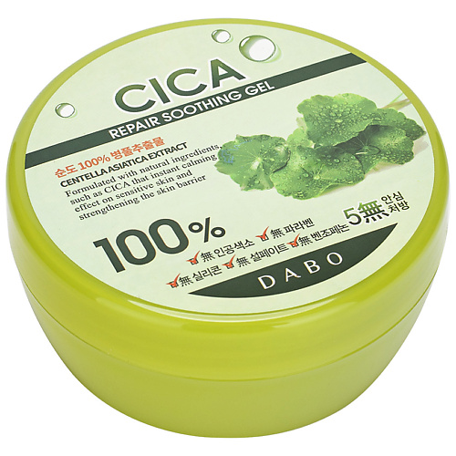 

DABO Гель для лица многофункциональный с экстрактом центеллы азиатской Cica Repair Soothing Gel 300, Гель для лица многофункциональный с экстрактом центеллы азиатской Cica Repair Soothing Gel