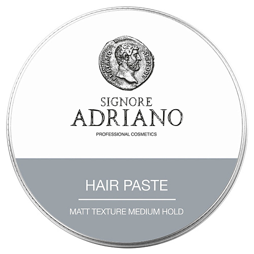 

SIGNORE ADRIANO Матовая паста для укладки волос "Hair Paste Medium" классических укладок, Матовая паста для укладки волос "Hair Paste Medium" классических укладок