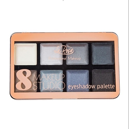 

LA ROSA Тени для век 8 MAKEUP STUDIO, Тени для век 8 MAKEUP STUDIO