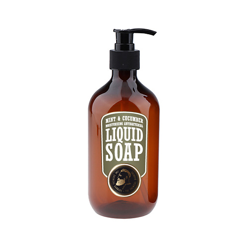 

THE CHEMICAL BARBERS Мыло жидкое антибактериальное и увлажняющее "Мята и Огурец" MINT&CUCUMBER LIQUID SOAP 300, Мыло жидкое антибактериальное и увлажняющее "Мята и Огурец" MINT&CUCUMBER LIQUID SOAP