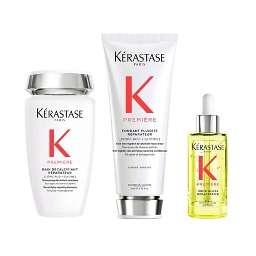 

KERASTASE Набор для волос Premiere: шампунь + кондиционер + масло, Набор для волос Premiere: шампунь + кондиционер + масло