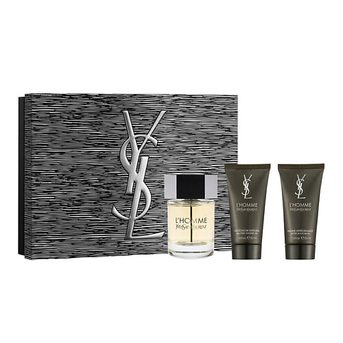 

YVES SAINT LAURENT Набор L'Homme: Туалетная вода + Гель для душа + Бальзам после бритья, Набор L'Homme: Туалетная вода + Гель для душа + Бальзам после бритья