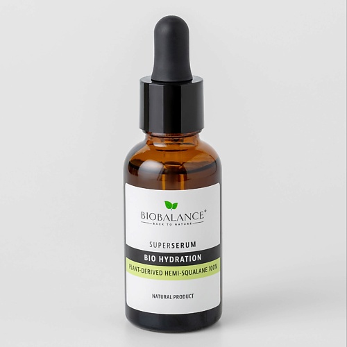 

BIOBALANCE Сухое масло увлажняющее SUPER SERUM BIO HYDRATION PLANT-DERIVED HEMI-SQUALANE 100% 30, Сухое масло увлажняющее SUPER SERUM BIO HYDRATION PLANT-DERIVED HEMI-SQUALANE 100%